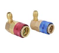 Smandy Raccord Rapide de Climatisation, Matériau en Cuivre, Installation Facile et Ajustement Polyvalent pour Tuyaux de Collecteur AC et Ports de Service R134A