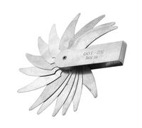 Smandy Rayon en Acier Inoxydable, 2 Types de Feuilles pour Outil de Mesure de Surfaces Concaves Convexes avec des Marquages clairs, pour les Machinistes des Fabricants D'outils (R52-100MM)