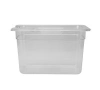 Smandy Récipient Transparent à Cuisson Lente, Réservoir d'eau Sous Vide en ABS avec Couvercle, Bac de Cuisson Transparent de 6,9 L, Bords Arrondis, pour la Préparation des Repas dans la Cuisine à