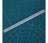 Smandy Règle D'échelle Triangulaire de 30 Cm, Règle de Mesure D'ingénierie en Alliage D'aluminium avec échelles Clairement Marquées, pour Architectes, Ingénieurs et Charpentiers