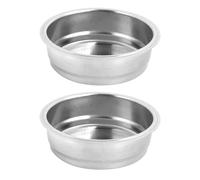 Smandy Remplacement de Panier de Filtre à café de 2 Pièces, Filtre Poreux Monocouche D'acier Inoxydable de 51mm pour des Machines à Expresso
