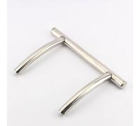 Smandy Repose-Pieds en Acier Inoxydable pour Barbier, Chaise de Coiffure, Repose-Pieds de Salon, Design Moderne, Aspect Brillant, élégant et Durable pour Salon avec Structure