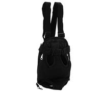 Smandy Sac à Dos de Poitrine pour Animaux de Compagnie, Porte-Chien Avant avec Pattes et Queue, Sangles Réglables pour la Randonnée, Les Voyages, Le Vélo et la Marche (M)