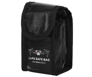 Smandy Sac de Batterie de Drone, Boîtier Ignifuge Antidéflagrant pour Air 2, Stockage Compact et Portable pour Les Pilotes et Les Voyageurs (1 Batterie)