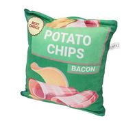 Smandy Sac de Chips de Pomme de Terre, Jouet Amusant pour Chien, Jouet en Peluche à Mâcher avec Papier Cliquetis intégré pour Un Jeu Interactif avec Les Animaux de Compagnie (Rouleau d'agneau Vert)