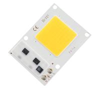 Smandy Source de Lumière à Puces LED, éclairage Intérieur à Détection Blanc Chaud, Projecteur d'ampoule de Projecteur pour Perles de Lumière Haute Puissance 20 W 220 V Puce LED COB 220 V Source de