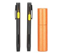 Smandy Stylo à Craie de Tailleur 2 Pièces, Marqueur de Couture Effaçable en Plastique avec 20 Recharges pour Tissus, Verre et Céramique, Idéal pour les Tailleurs et les Bricoleurs