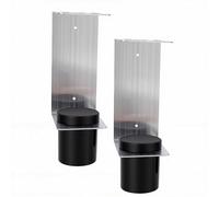 Smandy Support d'entonnoir d'huile de Voiture, Support 'entonnoirs 4 Vis 2 Tasses Amovibles en Plastique Outils de Vidange 'huile pour Atelier Garage Maison 'entonnoir 'huile de Voiture,