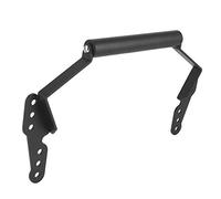 Smandy Support GPS pour Moto, Support de Navigation en Métal Noir pour V Strom DL1000 2014 à 2019 avec Tige de de 22 Mm pour Une Visualisation Sécurisée