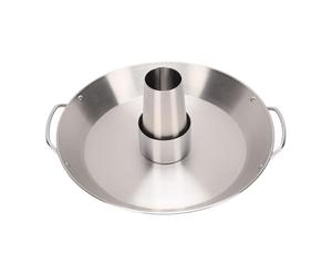 Smandy Support pour Canette de Bière et Poulet en Acier Inoxydable, Rôtissoire Ronde et Verticale Amovible, Répartition Uniforme de la Chaleur pour Barbecue, Fumoir, Four, Cuisiniers de Camping