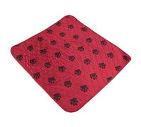 Smandy Tapis de Pipi Imperméable Réutilisable pour Chien, Absorbe 8 Tasses, Lavable en Machine, Conception à 4 Couches avec Motif de Patte pour Chiens, Chats, Animaux de Compagnie, Tapis (70*80 cm)