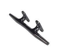 Smandy Taquet de Bateau Taquet Marin à Base Ouverte de 8 Pouces en Acier Inoxydable 316 avec Revêtement PVD Attache de Corde d'amarrage Robuste pour Yachts, Navires, Kayaks et Utilisation sur Pont