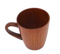 Smandy Tasse à Bière en Bois, Tasse à Boire Rustique Faite à la Main, à café en Bois Vintage 250ml pour l'extérieur, le Camping, les, les Amis, la Famille
