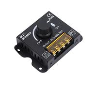 Smandy Variateur LED, Bouton Réglable PCB en Fer avec Télécommande, Contrôleur de luminosité Polyvalent pour l'éclairage de Bar KTV à Domicile