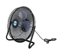 Smandy Ventilateur alimenté par Panneau Solaire 10W 50W Ventilateur USB Portable de 8 Pouces avec Chargeur Solaire à 4 Ports pour Camping en Plein Air Poulet Chien Animaux Maisons