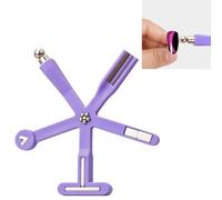 Smaoqingji Aimant D’ongles Aimante œIl de Chat - 1 Pièce, Violet, Outil de Manucure Magnétique Multifonction, Convient Pour Créer Divers Motifs œIl de Chat, Coins Pointus, Fleurs, etc