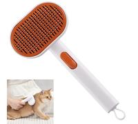 Smaoqingji Brosse Chat Pour Poil Furminator - 1 Pièce, Blanche, élimine Efficacement les Poils Volants et Assure à Votre Animal un Pelage Brillant, Sain et de Bonne Humeur Long