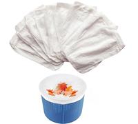 Smaoqingji Chaussette Piscine Pool Skimmer Socks - 10 Pièces, Blanc, Filter Chaussettes Filtration, Nylon Filtrant Mesh, Flottant Filtre Bassin pour Le Nettoyage des Saletés Feuilles Mortes