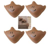 Smaoqingji Coin De Table Protection Bebe - kit de 4 Pièces, Marron, S'enroule Autour des Bords Tranchants de la Table pour Eviter Les Bosses et Les Chocs et Prévenir Les Blessures