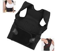 Smaoqingji Correcteur De Posture Maintien Du Dos - 1 Pièce Noire, Ceinture Lombaire dos Rééducation du dos Entraîneur de Posture,Corriger la Mauvaise Posture, Retrouver Santé et Confiance en soi