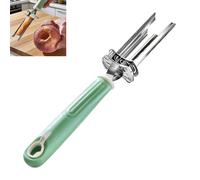 Smaoqingji Evideur Fruits Ajustable Vide Pomme - 1 Pièce, Vert, Dénoyauteur à Pommes, Convient aux Pommes, Poires, Dattes Rouges et à une Grande Variété D'autres Fruits et Légumes