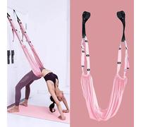 Smaoqingji Hamac Sangle Yoga Pilates Accessoires - Rose, 1 Pièce, Trapèze leg Strap Stretcher Stretching, Exercice D'étirement Inversé pour la Danse Classique Gymnastique Flexibilityt Training