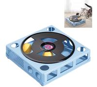 Smaoqingji Jouets Puzzle pour Chats D'Intérieur - 1 Pièce, Bleu, Jouet Interactif pour Chat, Veillez à ce Que Votre Animal Puisse Jouer et Manger en Toute Sécurité et en Bonne Santé