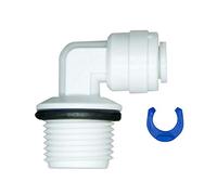 Smarald Fitting L Lot de 3 raccords rapides 1/4" à 3/8" AG pour filtre à eau à osmose inverse
