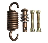 Smarbettiy Chaise œuf à crochet robuste, crochet pivotant rotatif à suspendre avec loquet, pièces de rechange pour balancelle d'extérieur - Kit de suspension pour jardin et porche (marron)