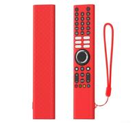Smarbettiy Coque de télécommande en silicone compatible avec XMRM-P3, coque de protection tout comprise, résistante aux chocs et à la poussière, housse antidérapante pour télécommande TV (rouge)