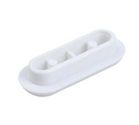 Smarbettiy Lot de 6 butoirs et tampons de rechange anti-chocs pour siège de toilette - Gris ABS + TPE - Pour couvercle supérieur et siège