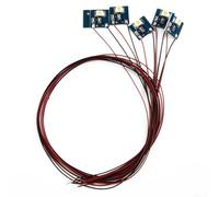 Smarbettiy Lumières LED 12 V pour modélisme ferroviaire, pré-câblées 3528 pour LED SMD pour éclairage intérieur à l'échelle HO/OO, blanc froid (lumière chaude)