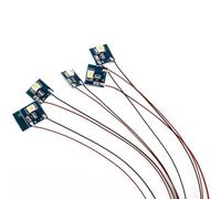 Smarbettiy Lumières LED 12 V pour modélisme ferroviaire, pré-câblées 3528 pour LED SMD pour éclairage intérieur à l'échelle HO/OO, blanc froid (lumière froide)