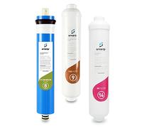 smardy 3x Filtres à eau, filtre de rechange ensemble Nr. 8 | 9 | 14 pour osmoseur aquarium, osmose inverse eau potable, systèmes de filtration de l'eau