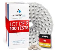 smardy Kit 100 pastilles test photomètre piscine - 50x Phenol Red & DPD1
