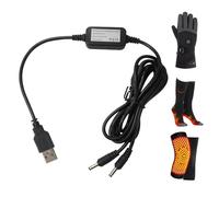 Smarkey Chargeur de Gants Chauffants 8,4 V pour Semelles intérieures, Chaussettes, Veste, Chargement de Batterie (Facile pour l'extérieur et Les Voyages)