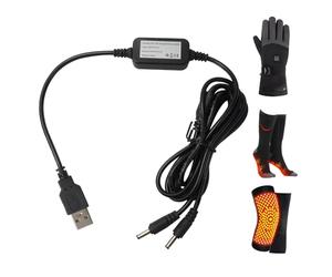 Smarkey Chargeur de Gants Chauffants 8,4 V pour Semelles intérieures, Chaussettes, Veste, Chargement de Batterie (Facile pour l'extérieur et Les Voyages)