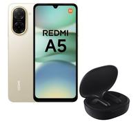 Smarphone Xiaomi Redmi A5 64 Go Or Version Française + Ecouteurs sans fil Xiaomi Redmi Buds 4 Lite Noir