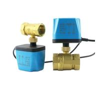 Smart 1/2" 3/4" 1" 2" Normally Closed Motorized Ball Valve 220V 12V 24V 2-Wire Brass Electric Solenoid Valve DN15 DN20 DN25 DN32(2",AC220V_NORMALLY CLOSED)