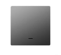 Smart 1Gang WiFi Applique murale tactile panneau avec télécommande sans fil 2 4 GHz et voix via application mobile (gris)