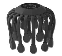 Smart 20-Claw Electric Head Massager Scalp,5 Smart Modes,Support English switching,Stress Relief Sleep Aid,for Home or Travel (Black,S)