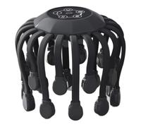Smart 20-Claw Electric Head Massager Scalp, Wireless 360° Deep Intelligent Octopus Massage, Wireless Deep Scalp Massage Device with 5 Smart Modes, Stress Relief Sleep Aid for Home (Black-Small)