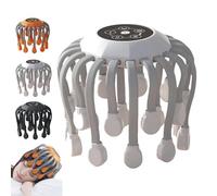 Smart 20-Claw Electric Head Massager Scalp, Wireless Deep Scalp Massage Device with 5 Smart Modes, with 360° Rotating Nodes, 5 Smart Modes (White,Small motor (5w))