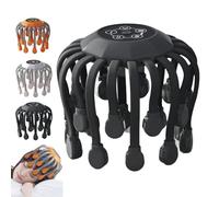 Smart 20-Claw Electric Head Massager Scalp, Wireless Deep Scalp Massage Device with 5 Smart Modes, with 360° Rotating Nodes, 5 Smart Modes (Black,Small motor (5w))