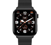 ICE-WATCH - Ice Smart 3.0 Black Milanese 1.78 AMOLED GPS - Montre connectée rectangulaire Noire Mixte avec Bracelet en Metal - 024300 (1.78 Pouces)