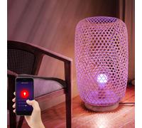 Smart Accueil Bambou Table Boho Lampadaire Google Alexa App Sprach Commande