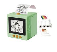 Smart AI Voice Sticker Maker Machine, AI Sticker Box Printer, Inkless Portable Thermal Stickerbox Printer with Display and Voice Control, DIY Label Maker for Scrapbooking, Crafts, Gift Wrapping(Vert)