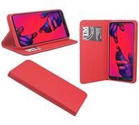 Smart Aimant Livre FR Huawei P20 pr Toutes Les Couleurs - Rouge