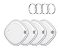 Smart Air Traceur Tag Localisateur D’Objets Bluetooth Lot de 4,Fonctionne avec l’app Localiser Apple (Uniquement iOS),Batterie Remplaçable, IP67 Imperméable,our Valises/Portefeuilles/Clés/Sacs/Bagages