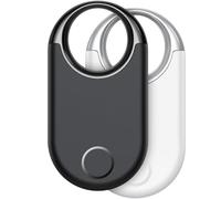 Smart Air Ttacker Tags Traceur Lot de 2, Finder Tag Traceur 5.3 Bluetooth iOS, Localisateur d'Objets Wallet Tracker Compatible avec Find My pour Valises Portefeuilles Clés, Batterie remplaçable .